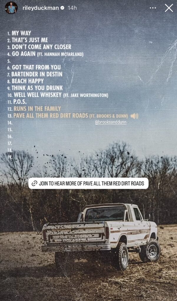 Riley Green Album Tracklist