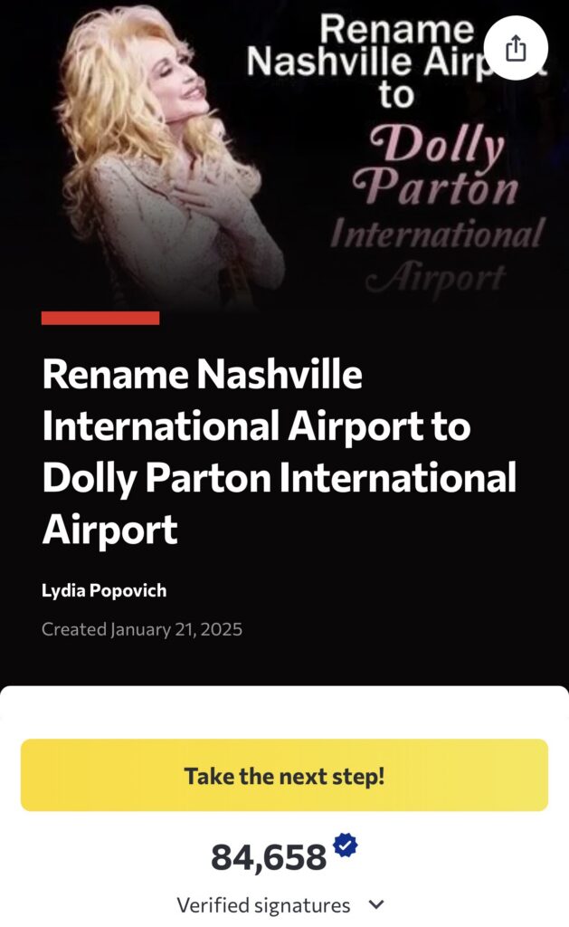 Dolly Airport Petition