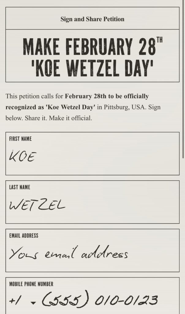 Koe Feb 28th Petition 2