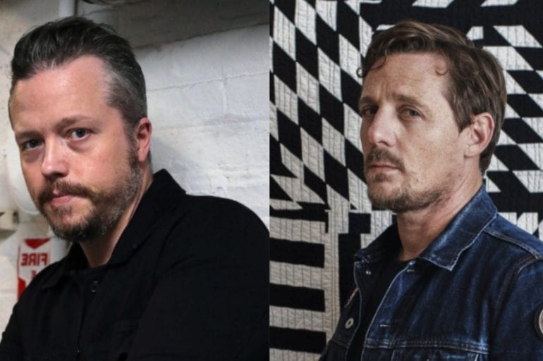 Jason Isbell, Sturgill Simpson are posing for a picture