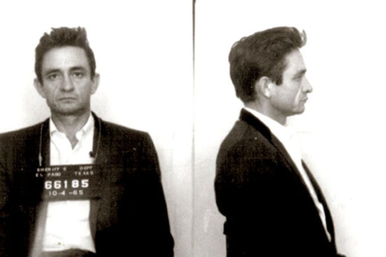 Johnny Cash mugshot