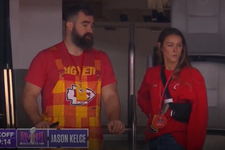 Jason and Kylie Kelce