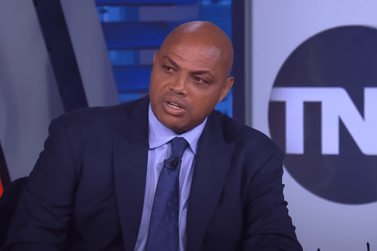 Charles Barkley in a suit and tie