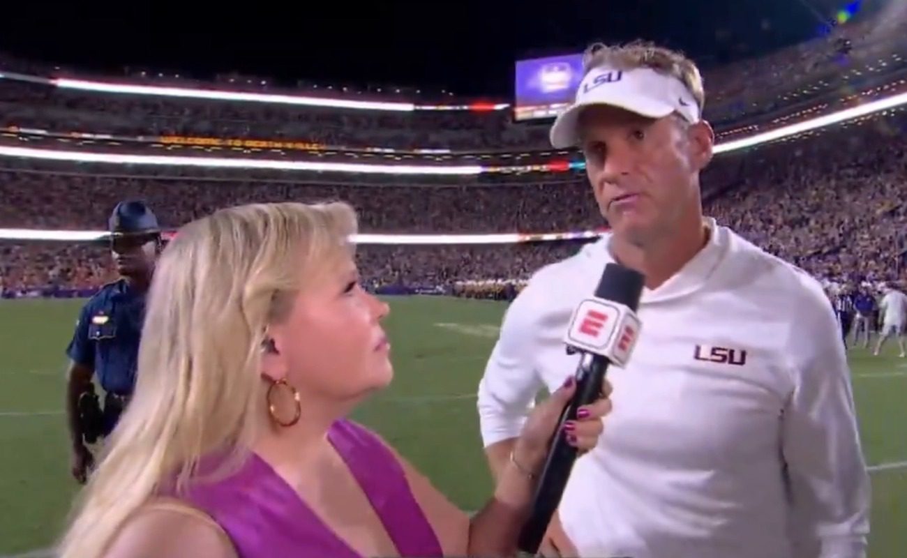 The SEC Quotes Lane Kiffin's Halftime Interview In Court Filing Asking For The Authority To Kick LSU Out Of The Conference