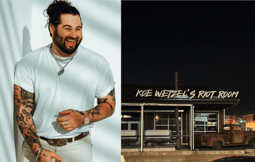 Koe Wetzel To Open New Bar And Restaurant, Koe Wetzel’s Riot Room, In ...