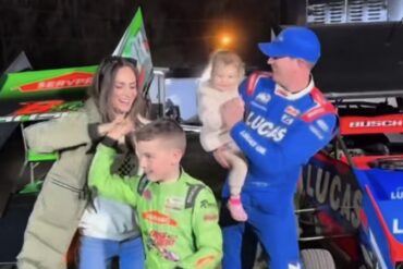 Kyle Busch & family