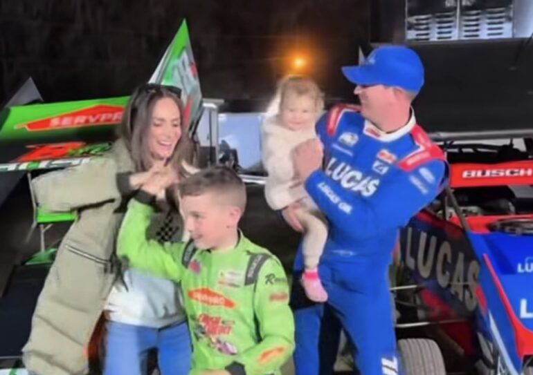 Kyle Busch & family