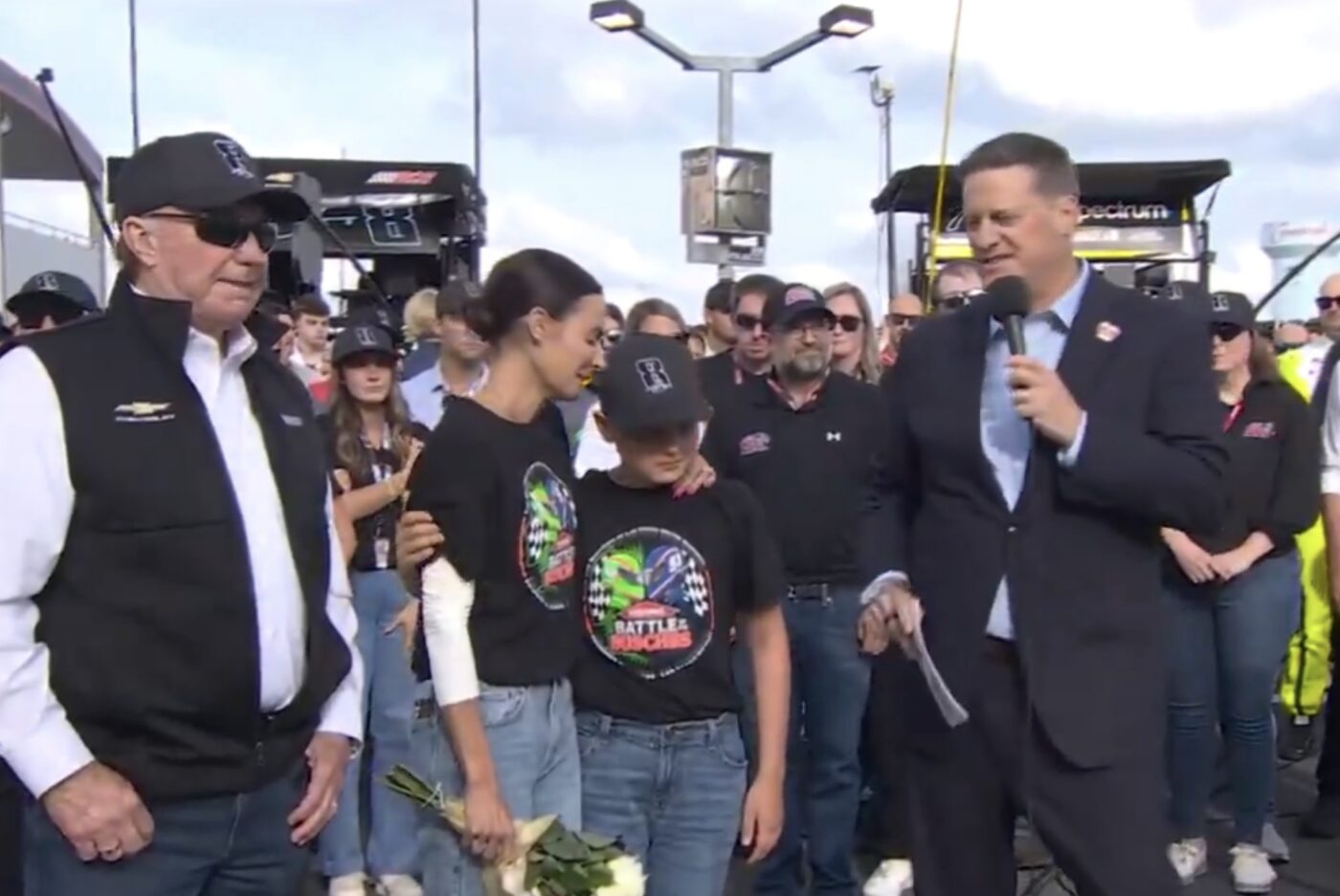 Kyle Busch’s Wife Samantha & Son Brexton Were On Hand For A Tearjerking Tribute Before The Coca-Cola 600