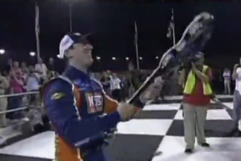 Kyle Busch guitar smash