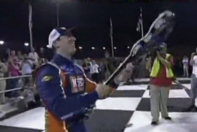 Kyle Busch guitar smash