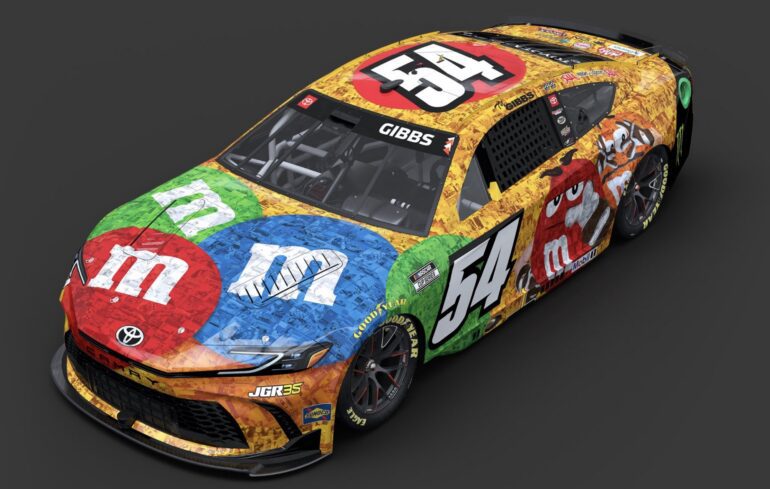 Kyle Busch tribute M&Ms