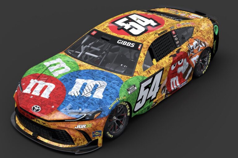 Kyle Busch tribute M&Ms