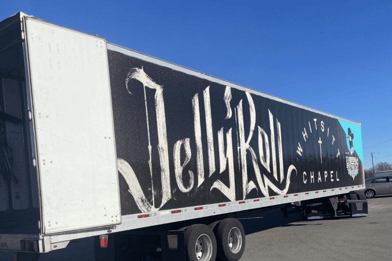 Jelly Roll tractor trailer