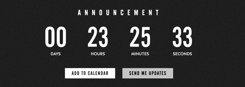 Luke Combs countdown