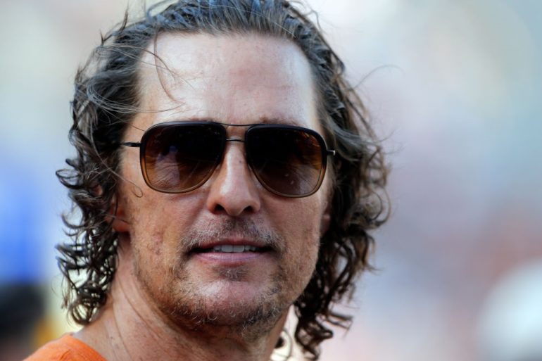 Matthew McConaughey wearing sunglasses