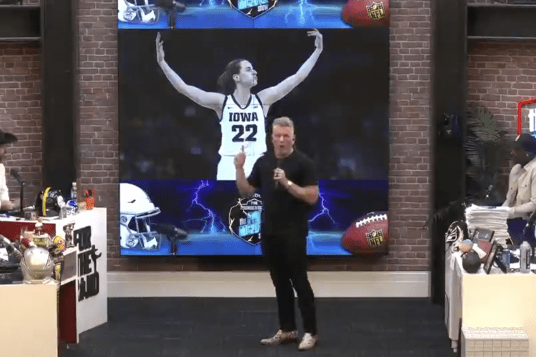 Pat McAfee Caitlin Clark