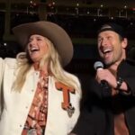 Miranda and Glen Powell