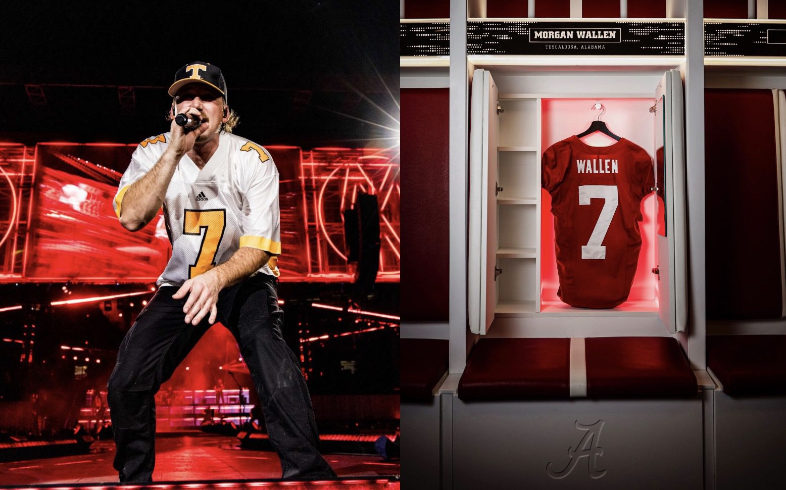 Tennessee Fans Are Losing Their Minds After Alabama Posts Custom Morgan Wallen Jersey Ahead Of Bryant-Denny Stadium Show