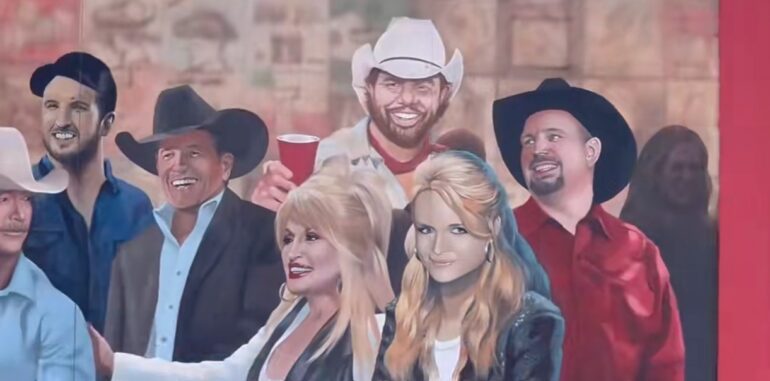 Toby Keith Mural
