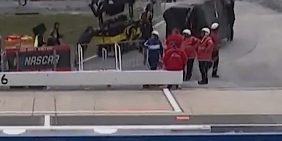 NASCAR pit box