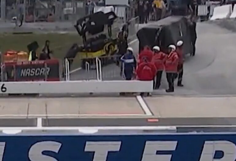NASCAR pit box