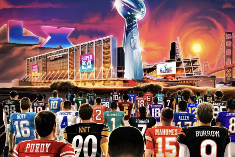 NFL graphic Super Bowl LX