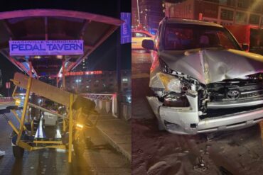 Nashville pedal tavern crash