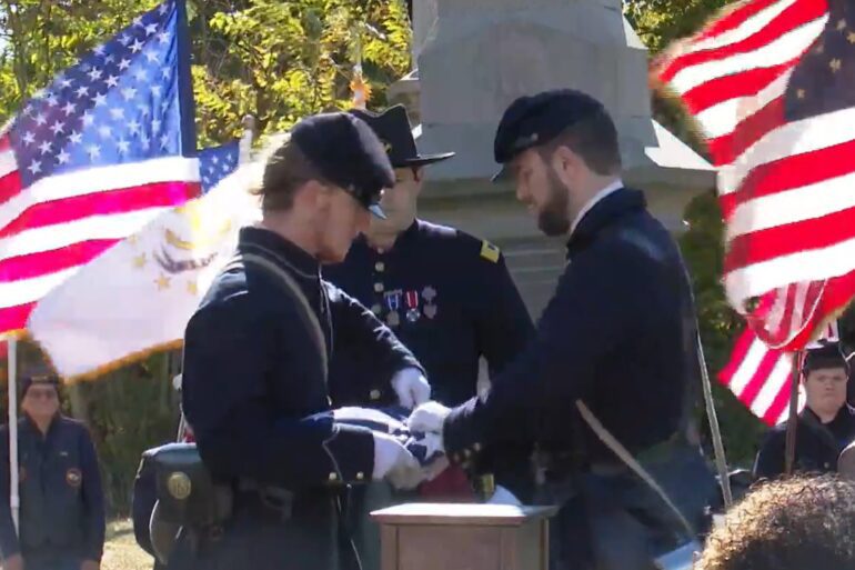 Civil war soldier funeral