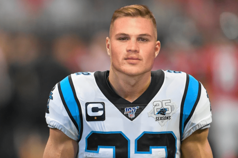 A man wearing a sports uniform