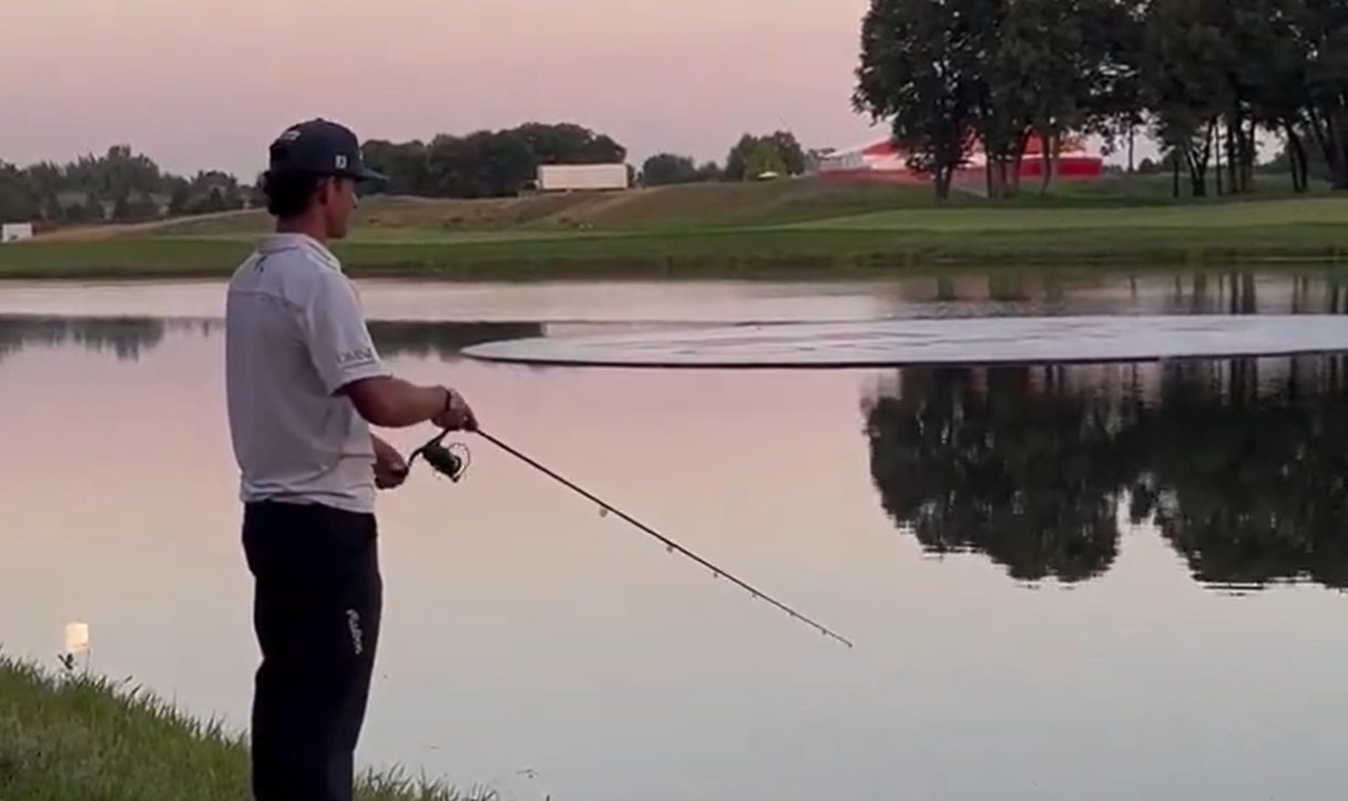 21-Year-Old Jackson Koivun Celebrates First PGA Tour Win By Breaking TPC Rules & Fishing The Course Pond
