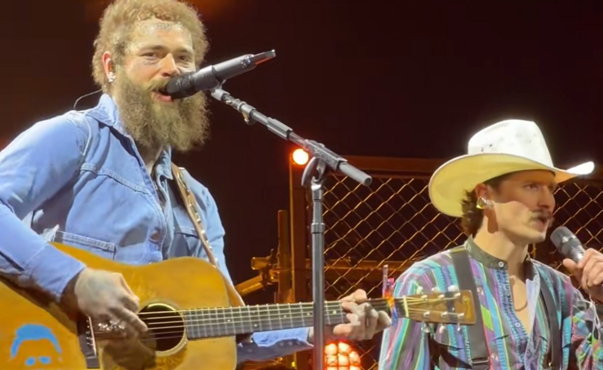 Post Malone Brings Out Braxton Keith For A Surprise Performance Of “Cozy” At Stagecoach