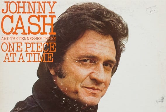 Johnny Cash on a magazine cover