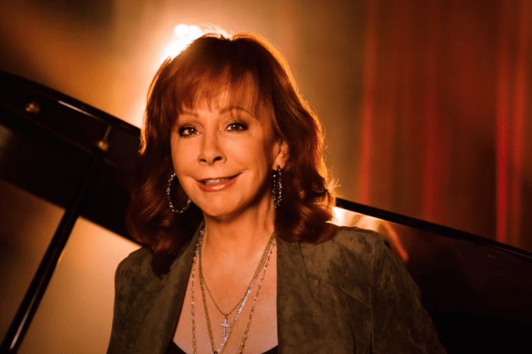Reba McEntire with red hair