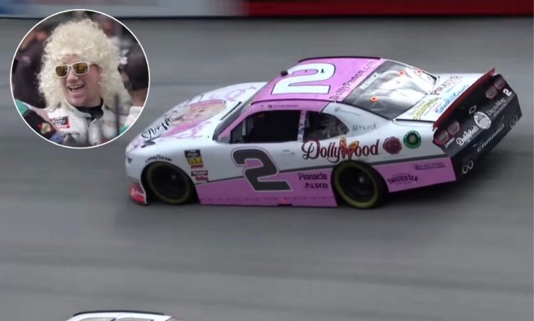 Tyler Reddick Dolly Parton car
