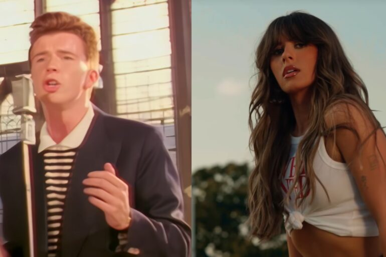 Ella Langley and Rick Astley