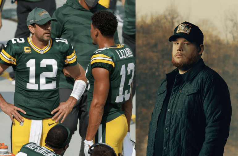 Aaron Rodgers Allen Lazard Luke Combs