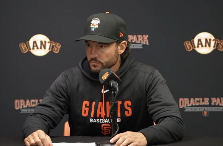 San Francisco Giants manager Tony Vitello
