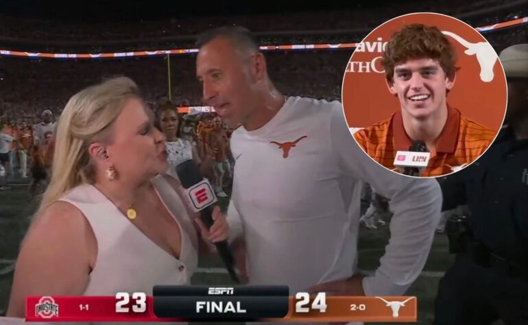 Holly Rowe Steve Sarkisian Arch Manning