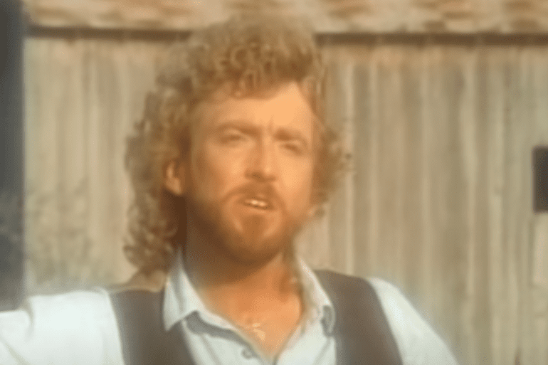 Keith Whitley with long hair