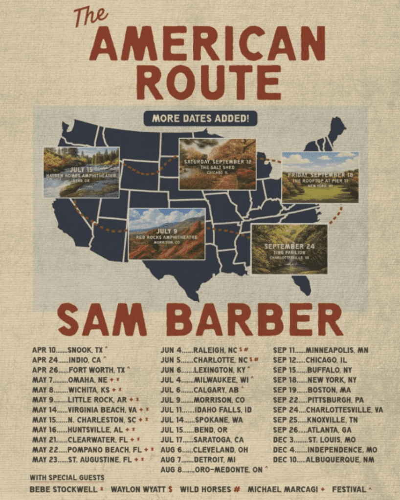 Sam Barber Tour