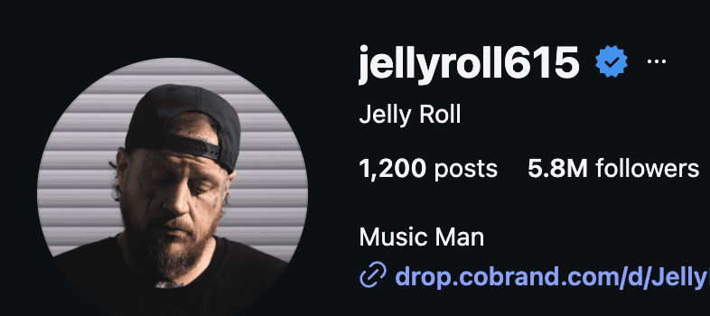 Jelly Roll Insta