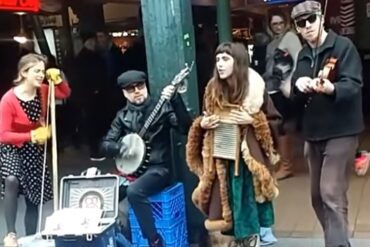 Sierra Ferrell busking