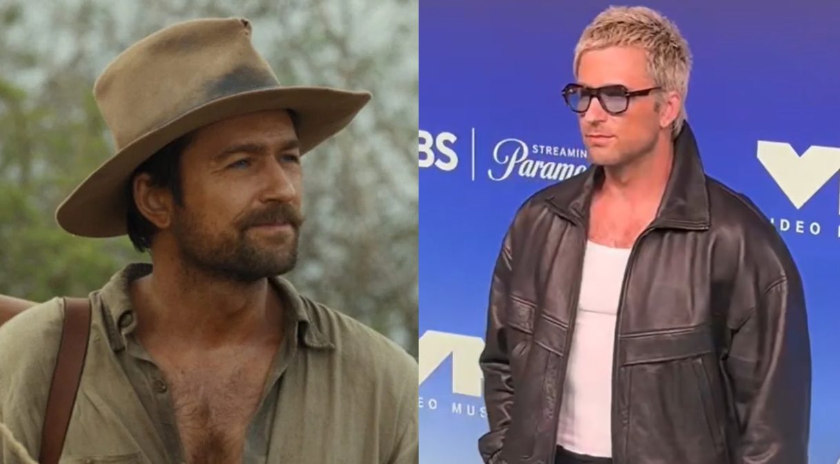 ‘1923’ Heartthrob Brandon Sklenar (AKA Spencer Dutton) Looked Unrecognizable At The VMAs