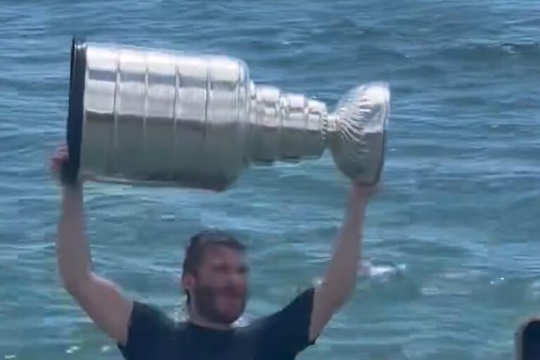 Stanley Cup beach