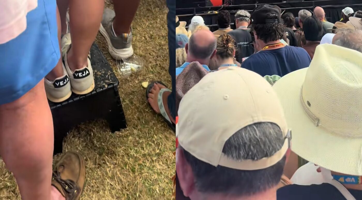 Inconsiderate Or Iconic? Concert Goer Strikes Up Heated Debate Over Bringing A Step Stool To The Pit