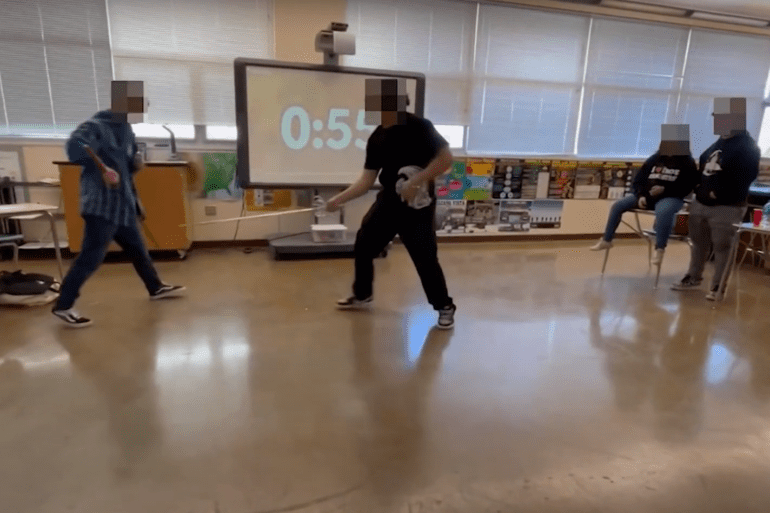 Swordfight classroom