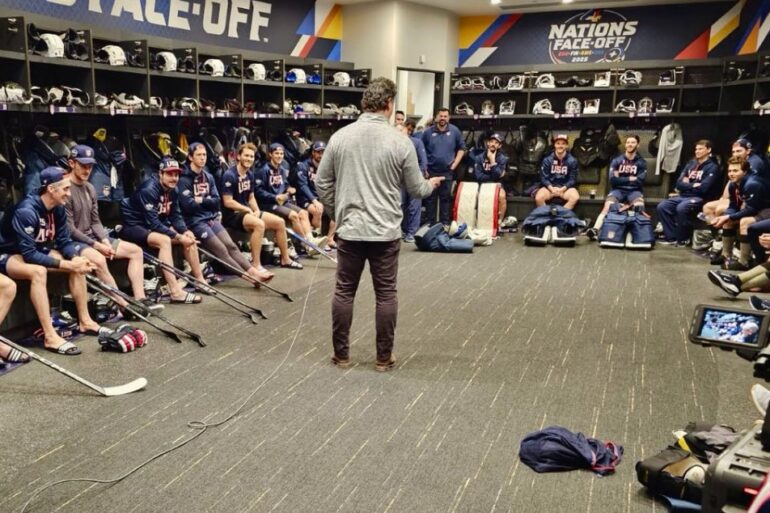 Team USA locker room