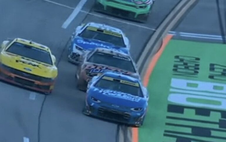 Talladega finish
