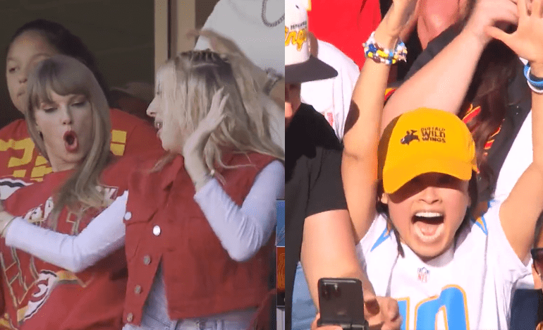 Taylor Swift and Brittany MAhomes