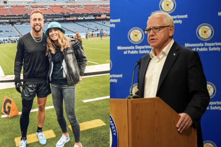 Adam Thielen Tim Walz